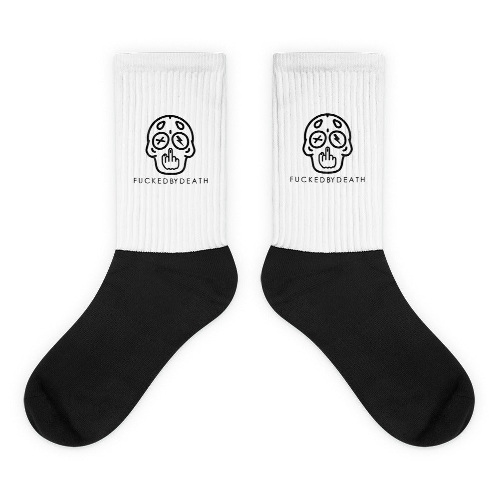 FUCKEDbyDEATH Unisex Black foot Socks