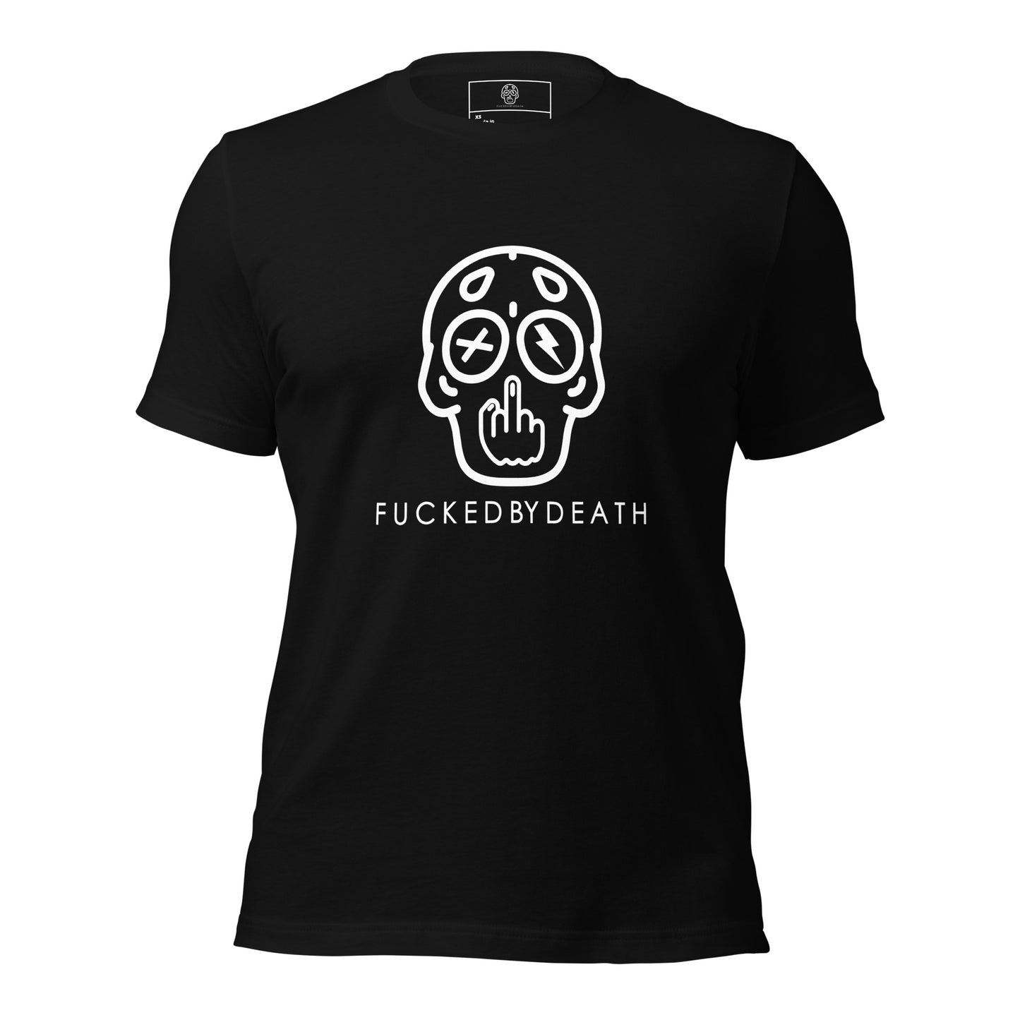 FUCKEDbyDEATH black logo T-shirt Men