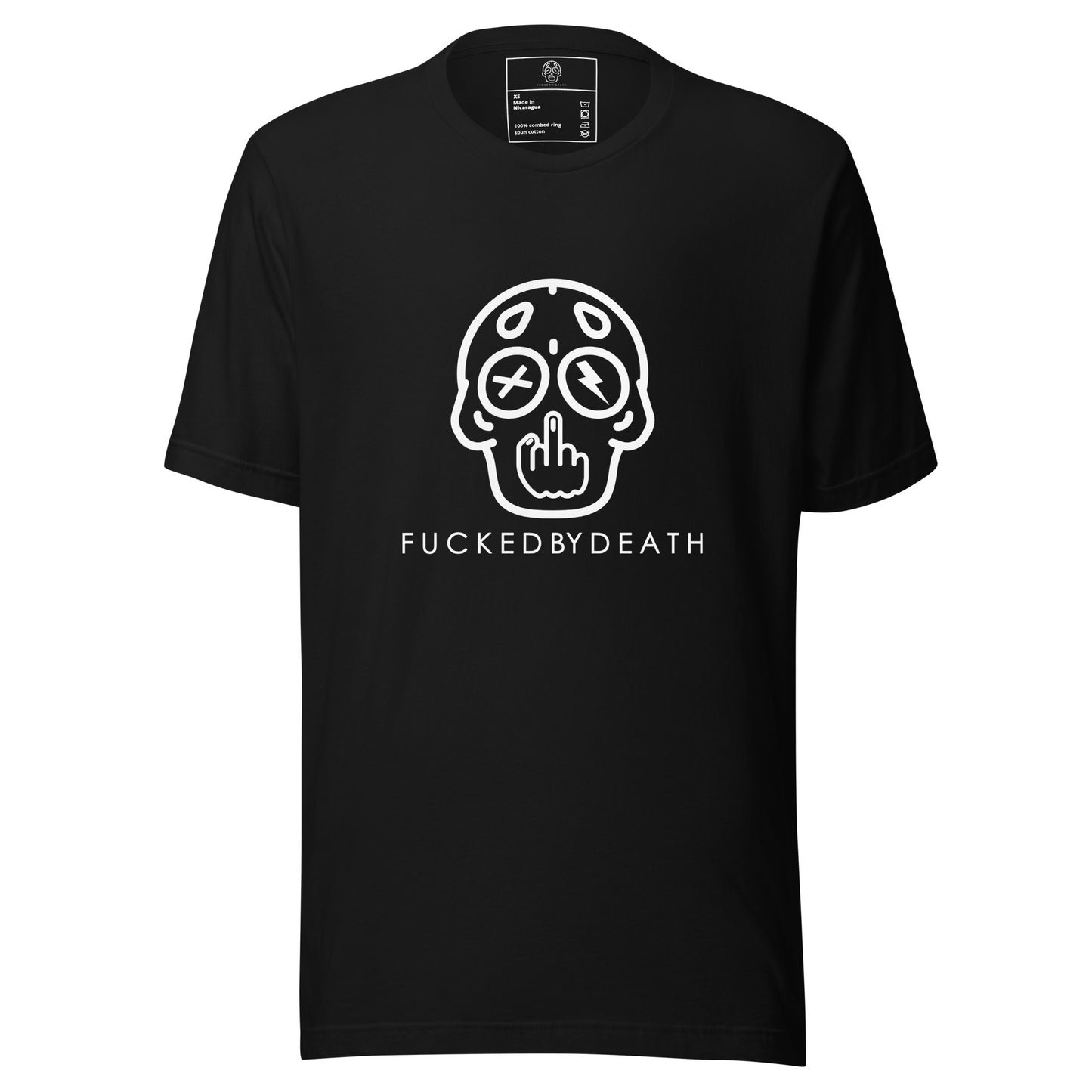 FUCKEDbyDEATH black logo T-shirt Men